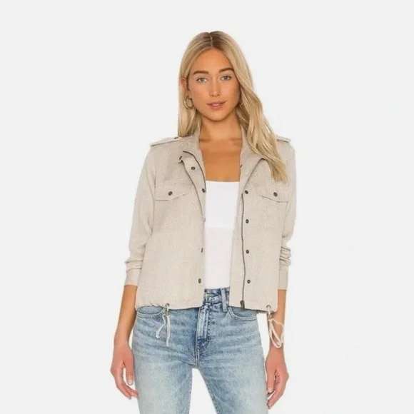 Rails Collins Jacket in White Mini Cheetah - Picture 2 of 4